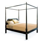 Ebonized Pencil Post Bed