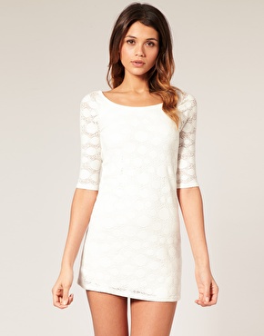 ASOS White Lace Dress