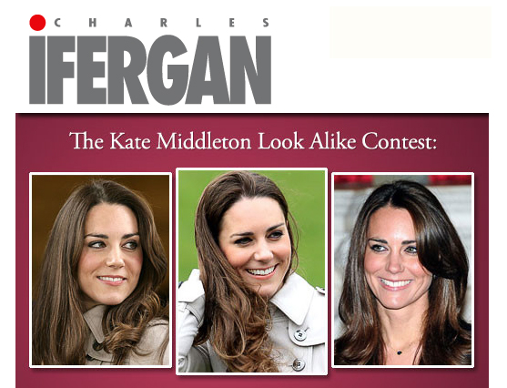 Charles Ifergan Salons hosts Kate Middleton Look-Alike Contest