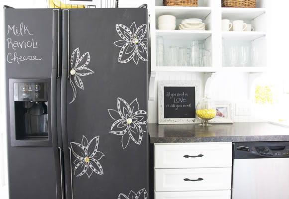 Chalkboard Fridge Paint
