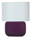 Purple Ceramic Lamp