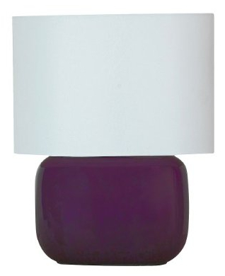 Purple Ceramic Lamp