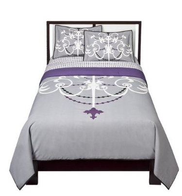Purple Chandelier Comforter