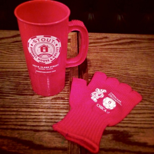 Stout Badger Glove and Mug