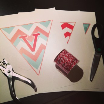 DIY Free Printable Valentine's Day Banner