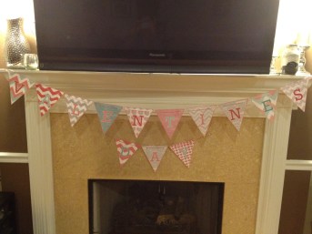 DIY Free Printable Valentine's Day Banner