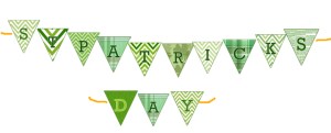 Print At Home St. Patrick's Day Banner