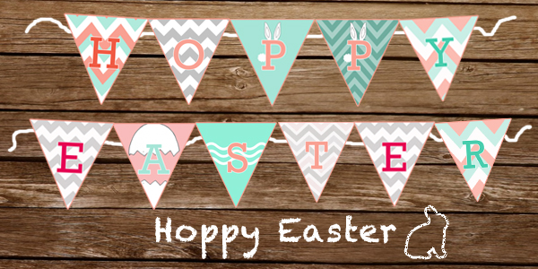 DIY Hoppy Easter Banner